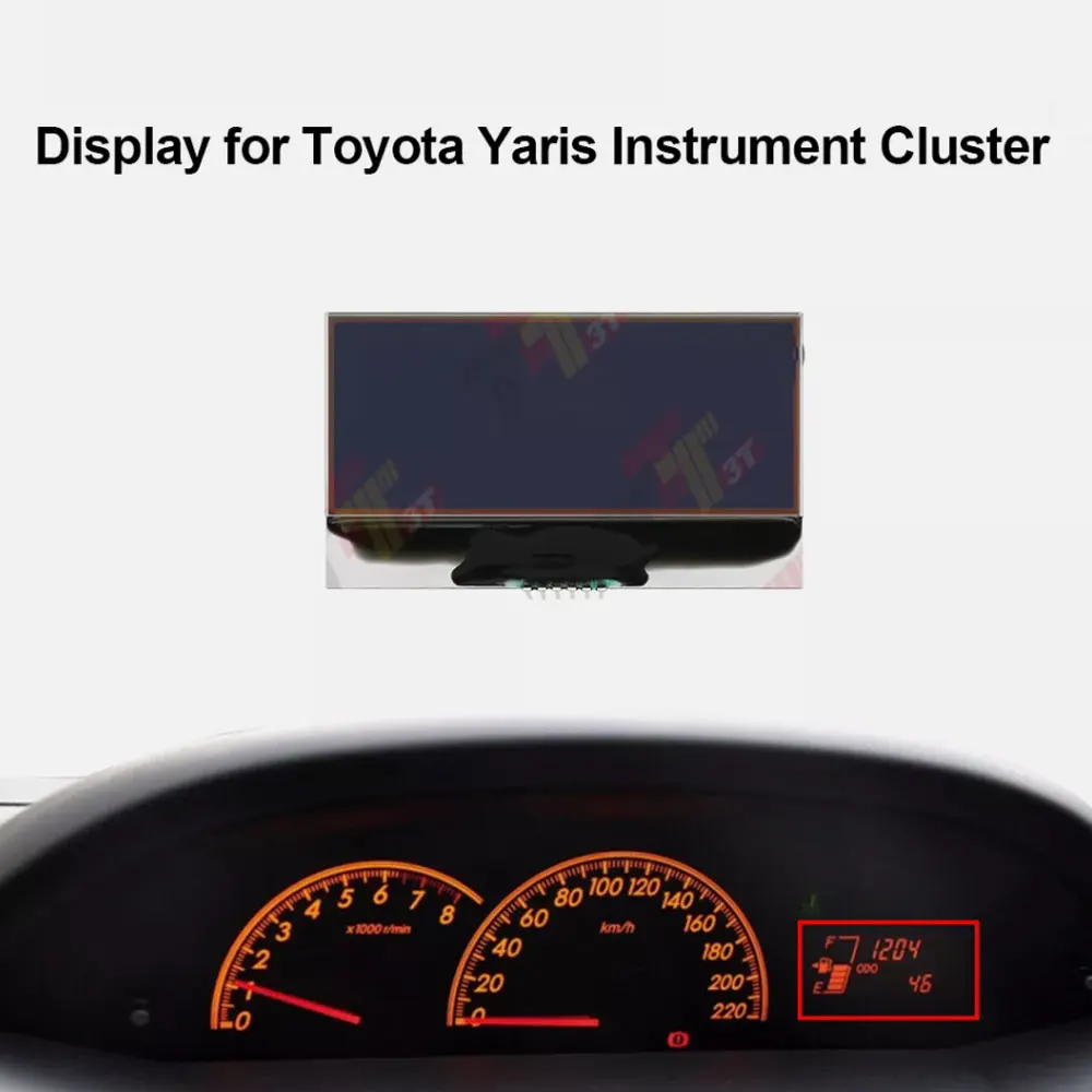 Display for Toyota Yaris Sedan Instrument Cluster 2008-2016