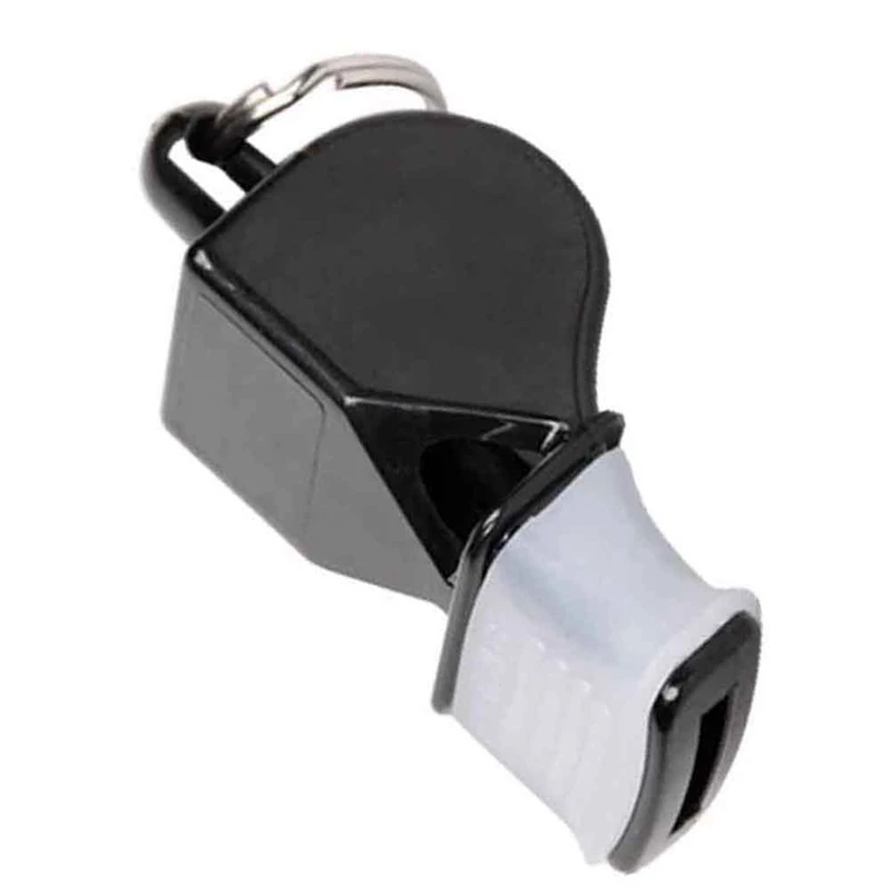 10 PCS Professional Whistle Soccer Basketball Referee Whistle Black Outdoor Sport High Quality Big Sound Whistle Seedless