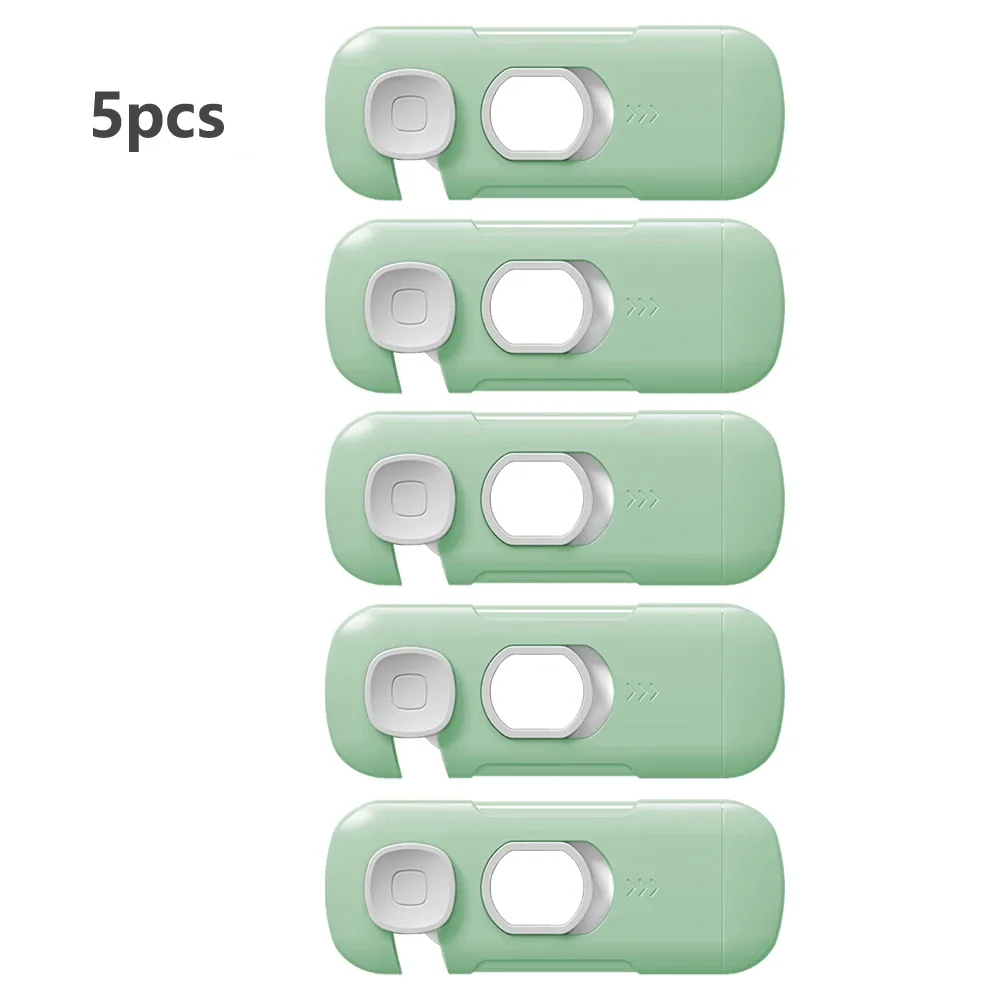 

1/2/3/5PCS Child Proof Refrigerator Locks Cabinet Lock Fridge Locks for Kids Safety Baby Freezer Door Latches with Adhesive Tape