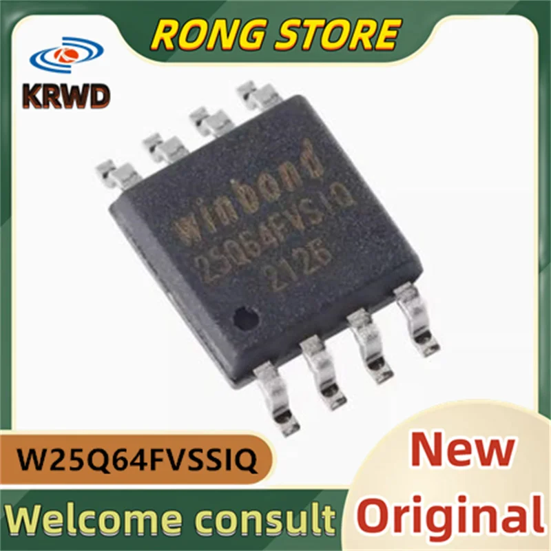 ชิป IC W25Q64FVSSIQ 25Q64FVSIQ ใหม่ของแท้25Q64 W25Q64FVSIQ (10ชิ้น) SOP-8