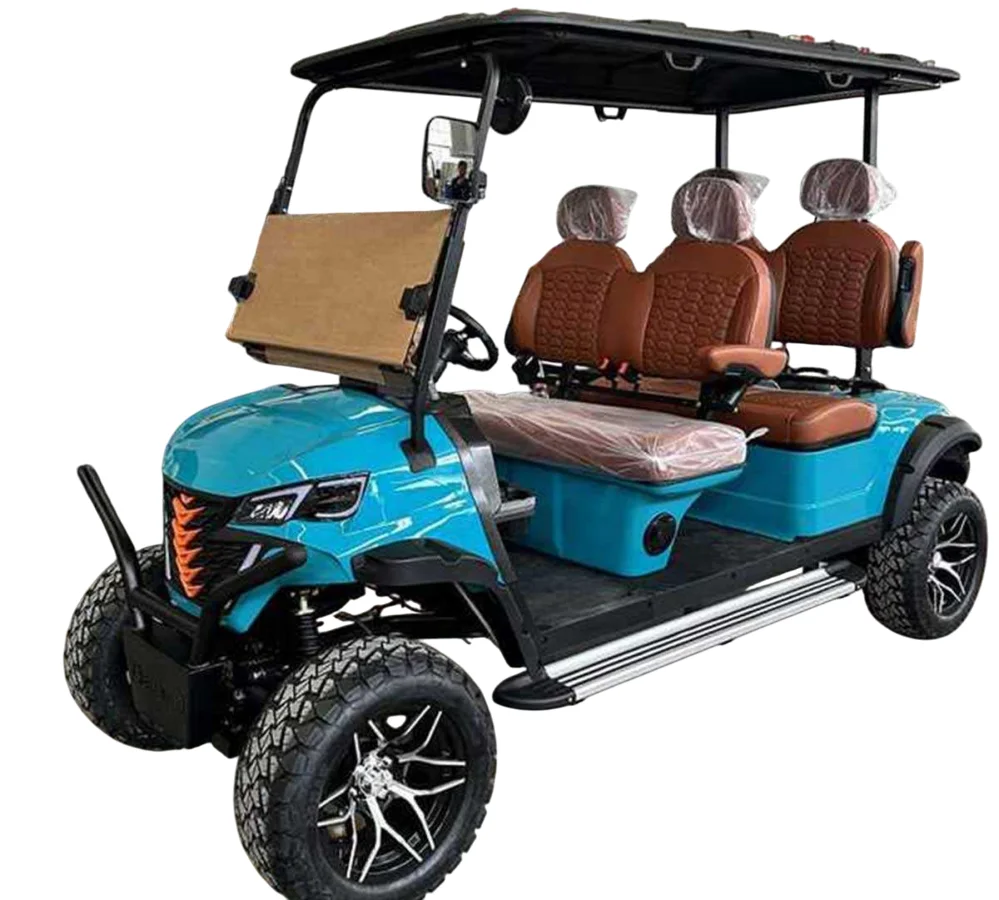 MMC تخصيص عربات الغولف عربات التي تجرها الدواب الكهربائية عربة الغولف رفع 4 الركاب العلامة التجارية الجديدة قوية 4 عجلة نادي سيارة عربة الغولف الكهربائية