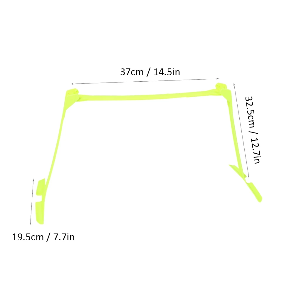 2 Stück Fußball Fußball Agility Speed Training Aids Einstellbare Hürden