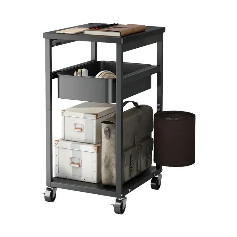 

New High Quality Movable Trolley Storage Supplies Kitchen Bedroom Trolley Sewing Bathroom Shelf On Sale