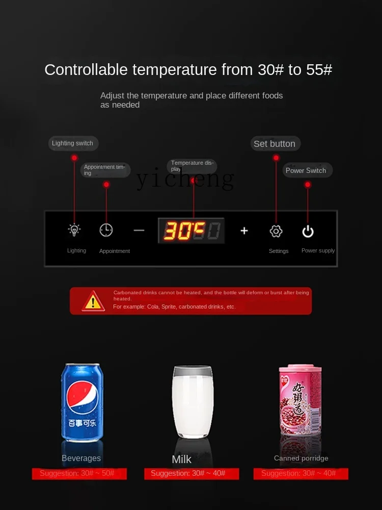 Zk Commerciële Warme Drankkast Drankverwarming Gemakswinkel Verticale Desktop Incubator Verwarming Vitrinekast