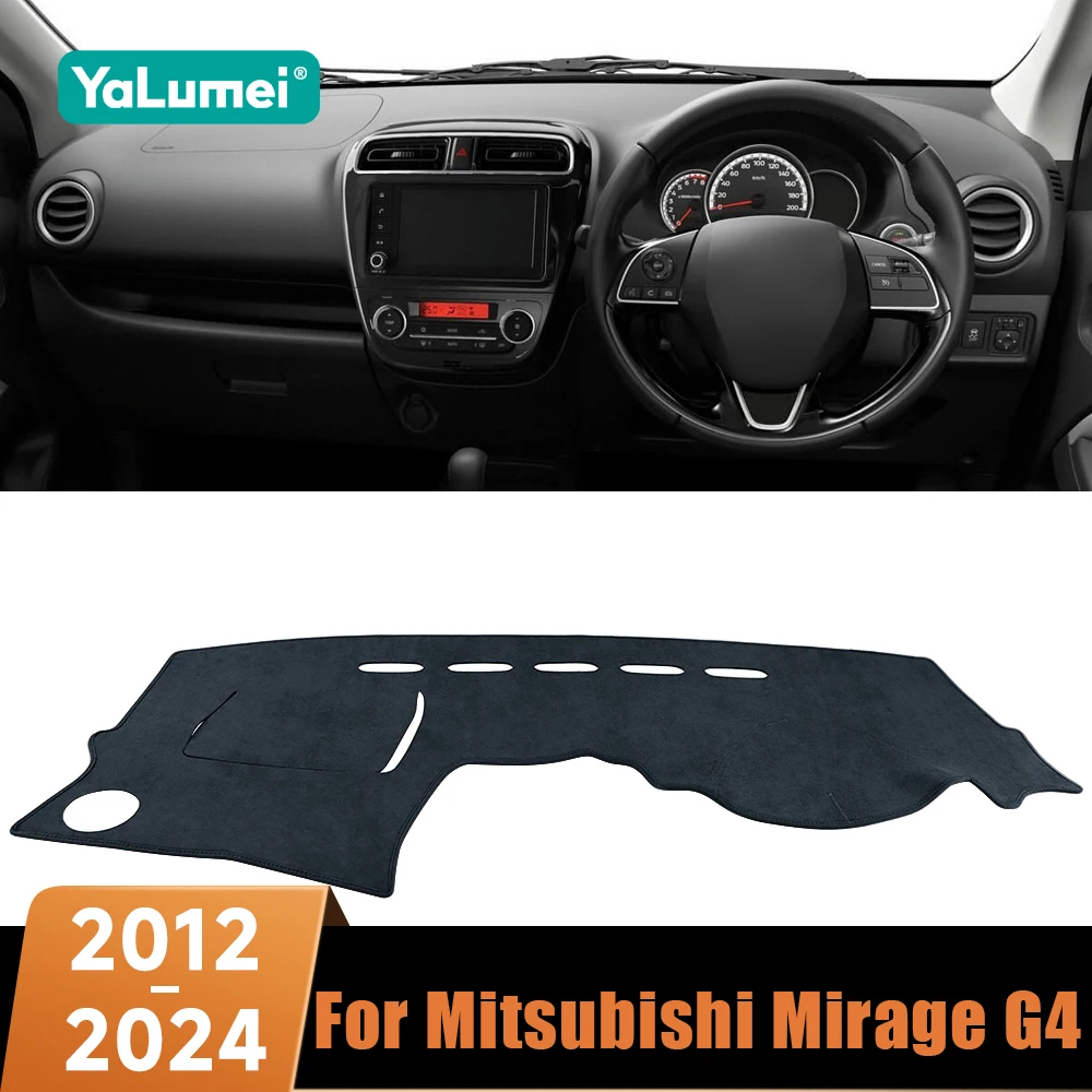 

For Mitsubishi Mirage G4 2012-2017 2018 2019 2020 2021 2022 2023 2024 Car Dashboard Cover Sun Protection Anti-Reflective Mat