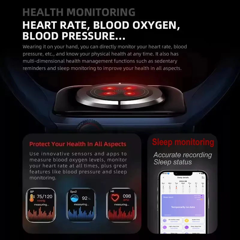 New For Apple Watch 9 GPS Track Smart Watch Men Woman Heart Rate Body temperature Bluetooth Call Waterproof Sports Smart Watch