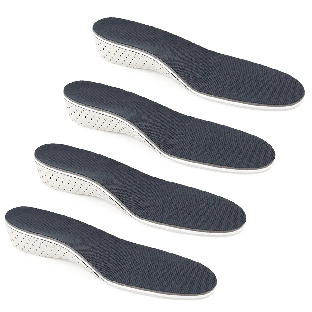 

2Pairs Invisible Height Increase Insoles Eva Shockproof Comfortable Shoe Inserts Heel Lifts Elevator Inserts for Men Women