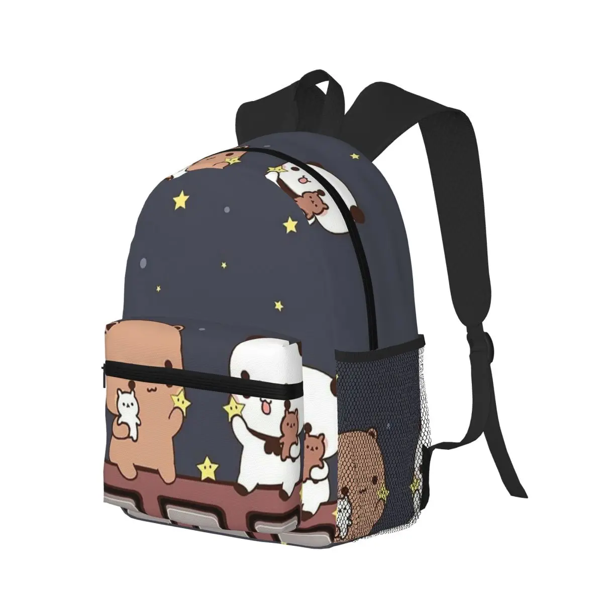Bubu And Dudu Watching The Moon Togethe Student Backpack School Bag Hiking Travel Daypack for Men Women Bookbag Shoulder Bags