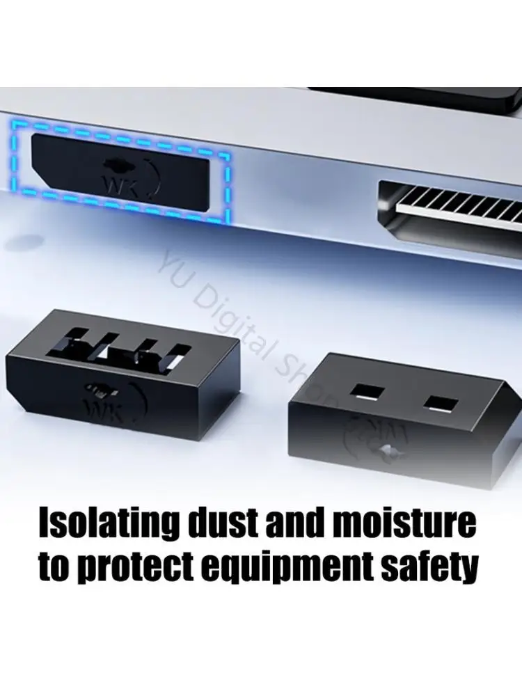 96BA Display Port Dust Cover Protectors Plastic Metal Hybrids Interfaces Cap Stoppers for Computer Monitor Laptop