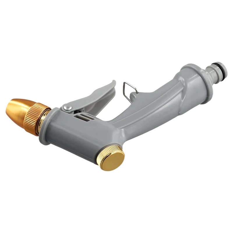 

AT43-Portable High Pressure Water Nozzle Adjustable Metal Nozzle Washing Car Washer Garden Watering Hose Nozzle