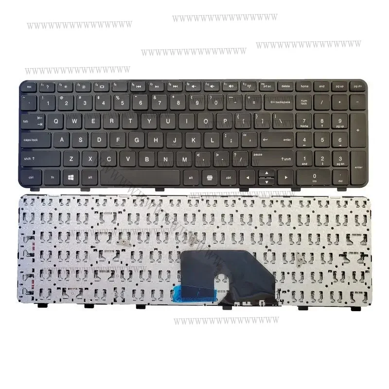 Teclado para portátil EE US Pavilion dv6-6000 6101 6151 6100 TPN-W104 HSTNN-E08C HSTNN-E06C sin panel táctil sin retroiluminación