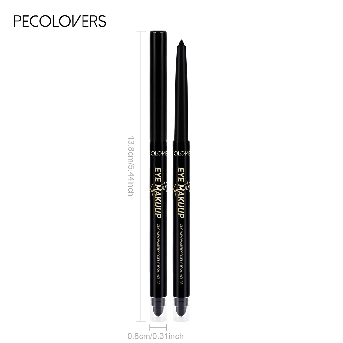 1PC กันน้ํา,สีพัฒนา,Double-headed Eyeliner ปากกา,Essential Eye แต่งหน้าเครื่องมือสําหรับทุกวัน