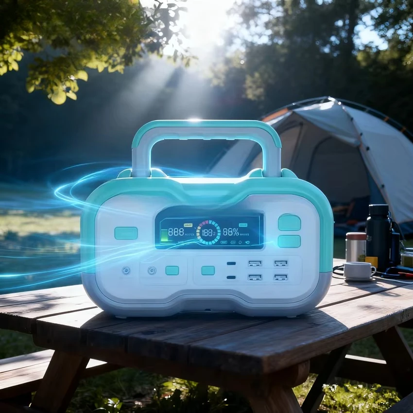 Factory Direct Outdoor Emergency Mobile Energy Storage Power Supply OEM Solar Generator 300W Solar Charger Portable