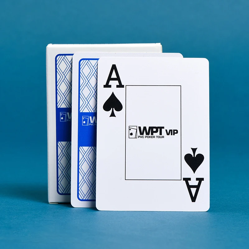 

1Deck Texas Hold'em Poker Cards Competition Special Hard High-Grade Plastic Wide Cards Waterproof Anti-Fold Matte PVC Poker