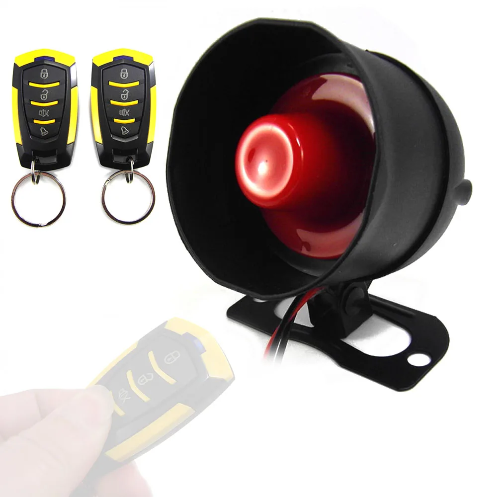

Car Alarm Non-Destructive Installation 12Volt Automobile Protecting System Device 7-Levels Sensitivity Vehicle Alarm S