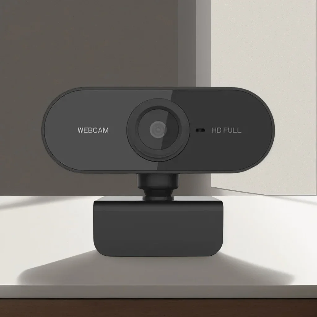 

1080P HD USB Web Camera with Built-in Microphone, Computer HD Camera for Work, Includes Tripod Stand