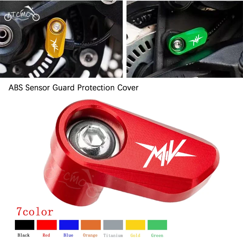 Motorcycle Front Rear Wheel ABS Sensor Protector Guard Accessories For MV Agusta F3 675 800 Brutale 800 1000 Turismo Veloce RC