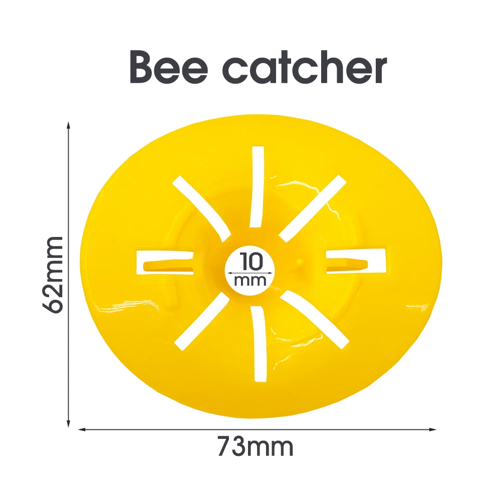 2-10PCS Wasps and Hornet Trap Catcher Fatal Funnel Bee Flying Insects Traps Garden Pest Control Tool Entrance 10MM Flower Shape