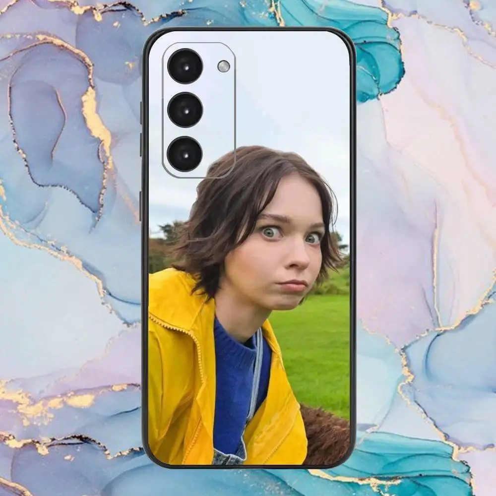 حافظة هاتف E-Emma Actor M-Myers لهاتف سامسونج جالاكسي A73، A72، A71، A70، A53، A52، A51، غطاء أسود ناعم آخر