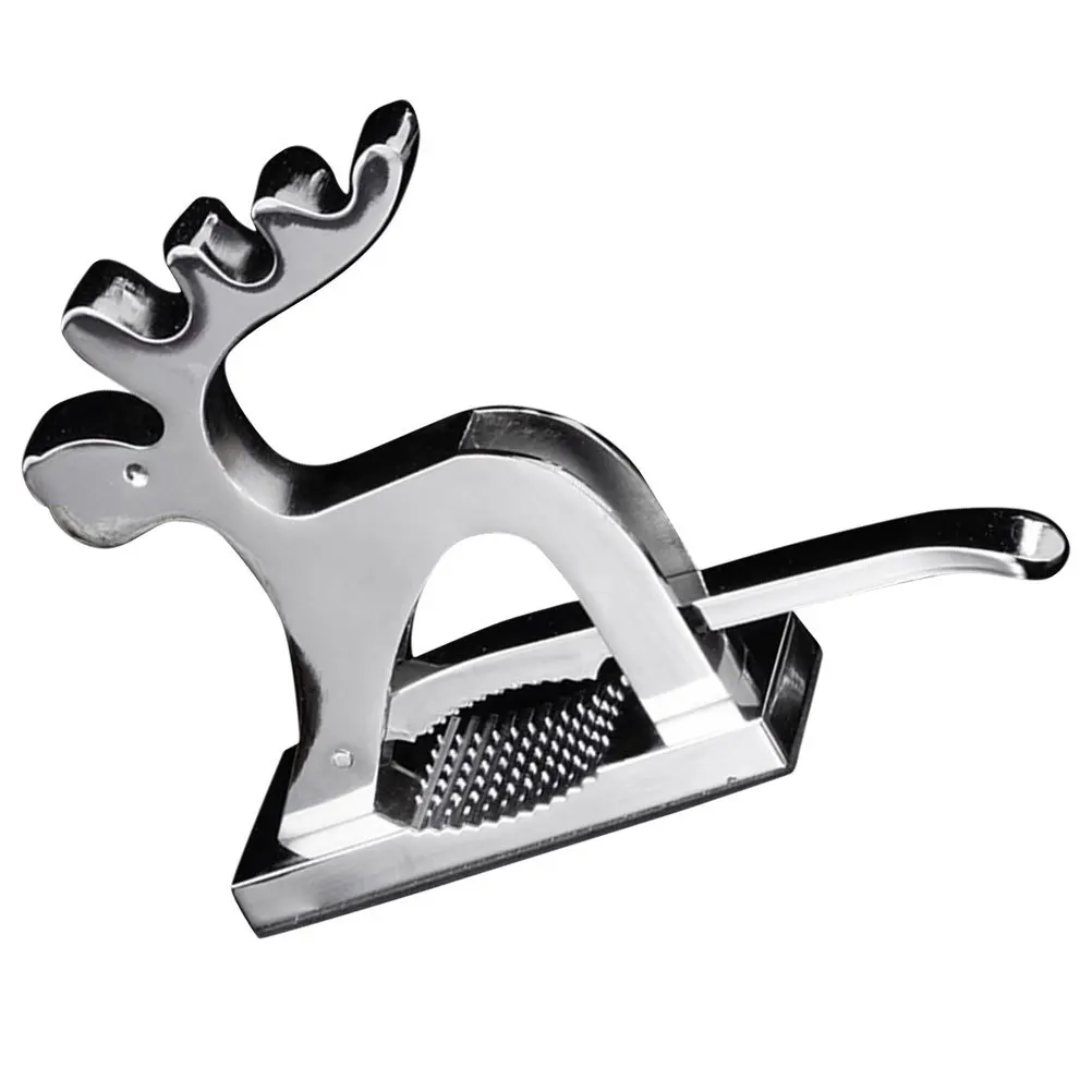 

Deer Shape Portable Nutcracker Tool for Walnuts Almonds Pecans Macadamia Hazelnuts Multi-Function Metal Kitchen Gadget Zinc