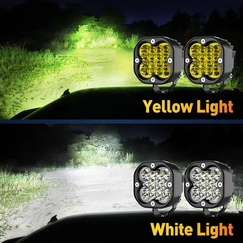 Imagen 2 del producto NAOEVO-barra de luz Led de trabajo de 3 pulgadas, focos de 12V, accesorios todoterreno 4x4, faros LED, lámpara antiniebla para motocicleta, Jeep, camión, ATV