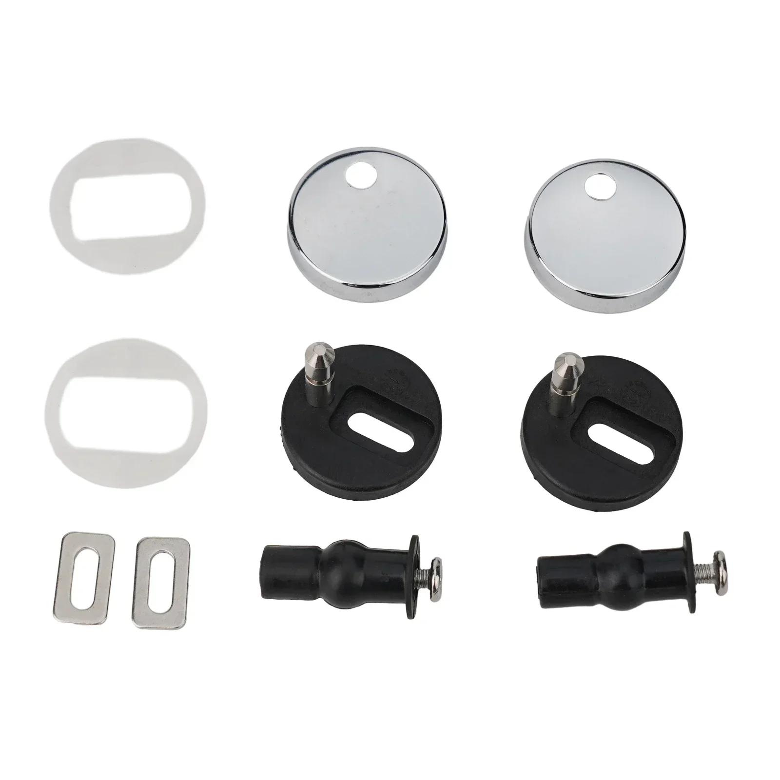 Stainless Steel Toilet Seat Hinge Toilet Cover Mounting Connector Quick Release Toilet Lid Hinge Mounting Fittings Replacement