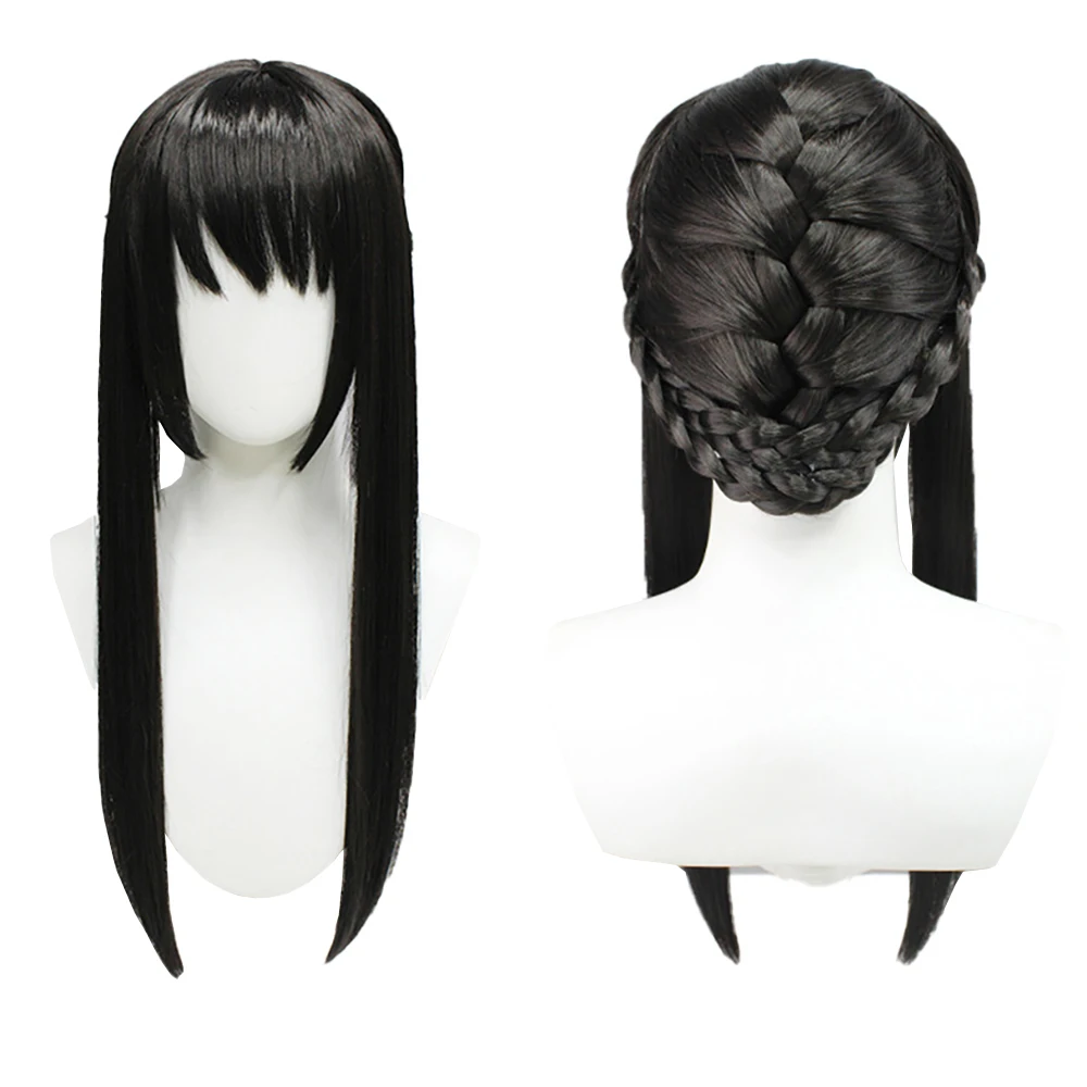 

High-Quality Anime Spy×Family Or Forger Thorn Princess Cosplay Synthetic Hair 22-Inch Brown And Black Halloween Daily Party Wig