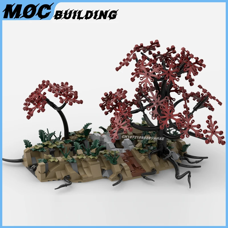 MOC Building Blocks Classic Movie Scene The Enchanted Stream Model Creative Toys DIY Assemble Bricks Collection Display Gifts