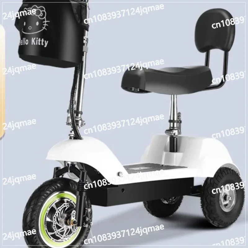 

Household Small Mini Folding Electric Tricycle, Internet Celebrity Pick-up and Drop Off Scooter for Children and Women