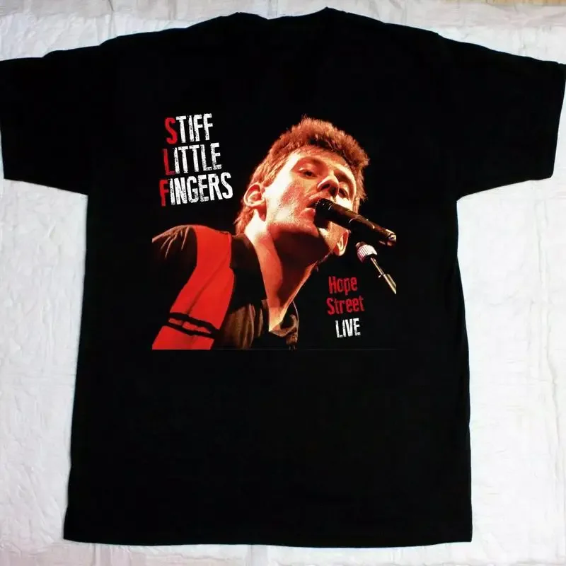 Stiff Little Fingers Band Hope Street Live T Shirt Full Size S 5Xl