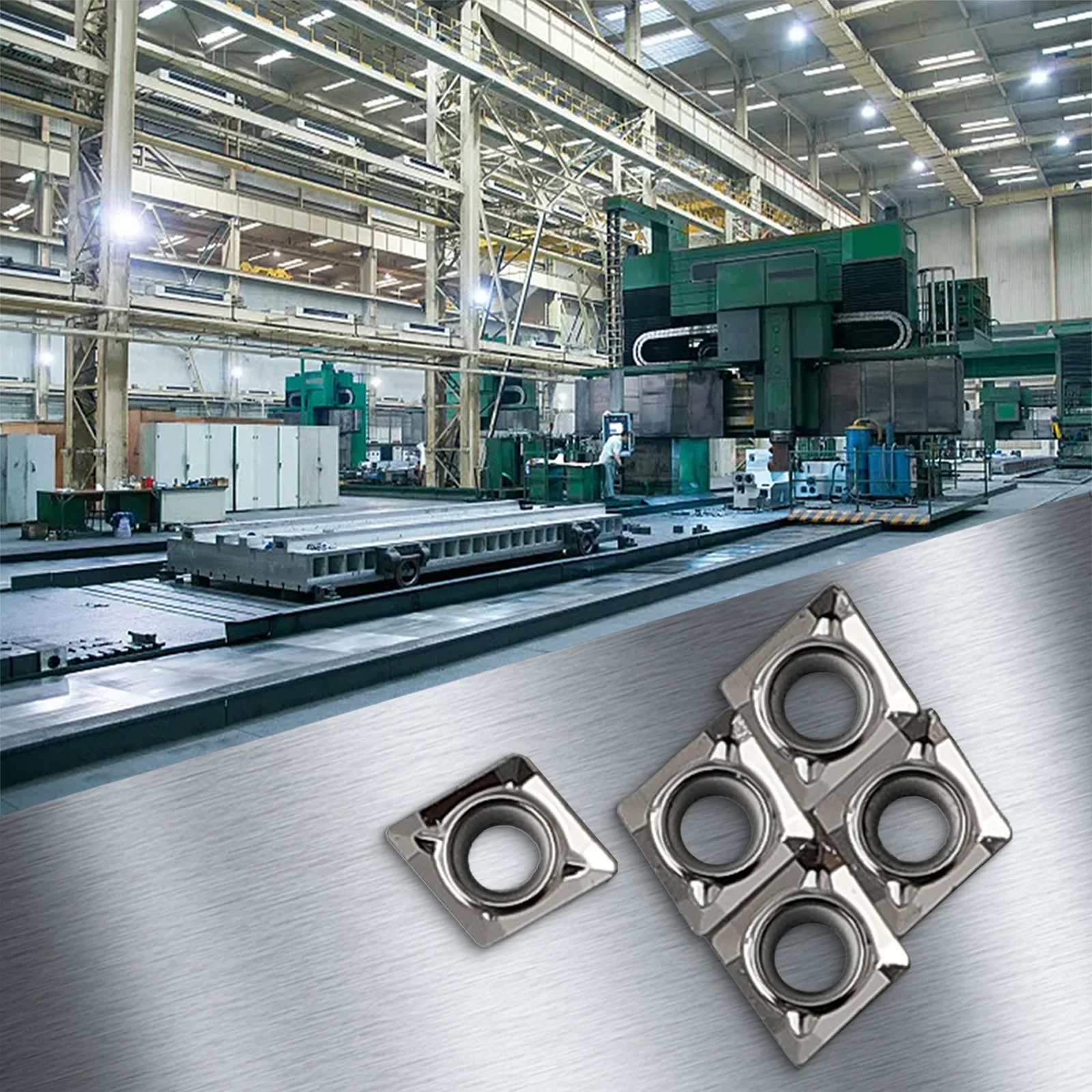 Smooth for surface and Edges CCGT060204AK H01 CCGT21 51 Carbide Inserts Cutter Blade CCMT0602 for Aluminum Machining