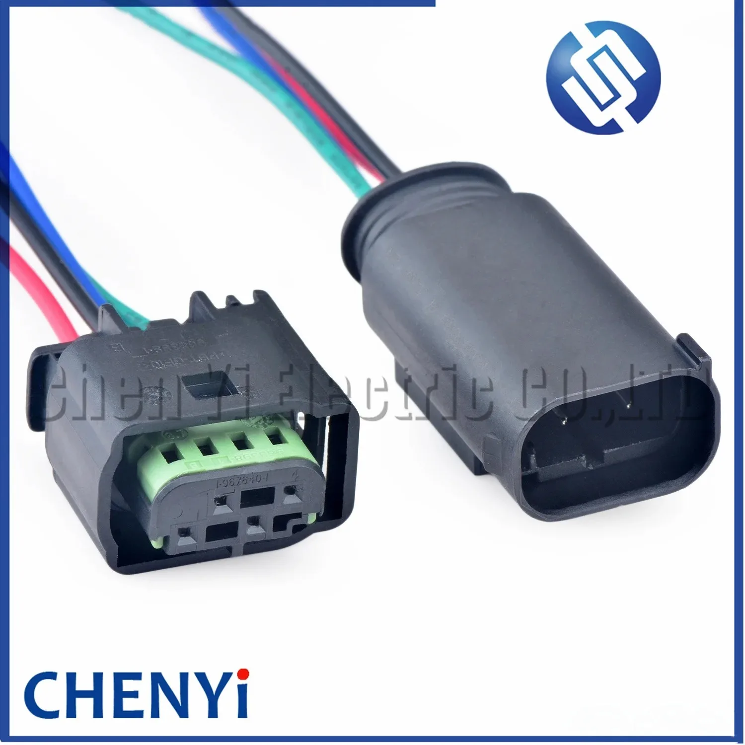 4 pines 1- 967640 -1 8E0 971 934 Convertidor de GLP Conectores de cámara de visión trasera Sensor de oxígeno Enchufe de cable 8E 0971934