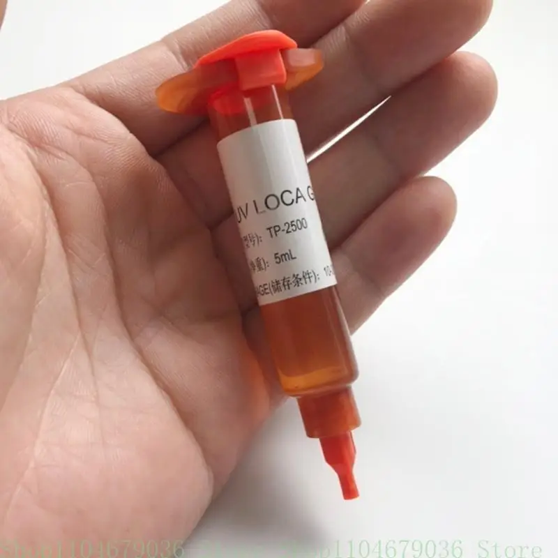 

Жидкий оптический прозрачный клей Высококачественный УФ-восстанавливающий клей Быстрый инструмент для ремонта экрана мобильного телефона 5 мл