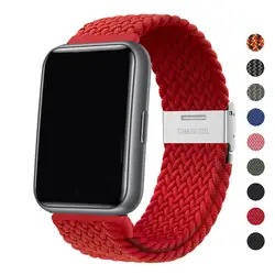 Nylon band for HUAWEI watch fit 2 strap watchband accessories braided solo loop correa bracelet for HUAWEI watch fit2 new band