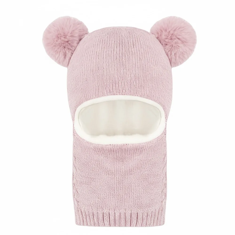 

Cute Comfortable Knitted Warm Hat Warm Handmade Dog Calming Earmuff Absorbing Sound Solid Color Soothing Head Covers Medium Dogs