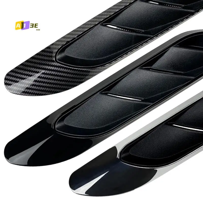 

A03E-Car Side Air Vent Cover Trim Sticker For Mercedes-Benz C-Class W206 2022+ C200 C260 AMG C63 Bright Black