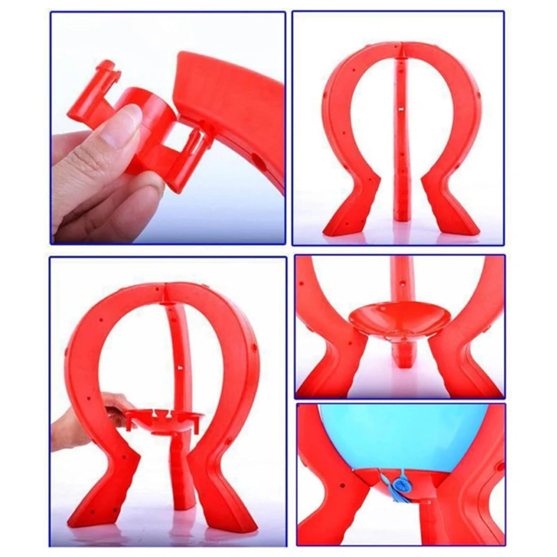 PopFury 36-Second Balloon Battle Game - ป้ายบอกคะแนน LED ของเล่นปาร์ตี้สําหรับครอบครัวพร้อมลูกโป่งปลอดสารพิษ 48 ลูกและตะกอนความปลอดภัย