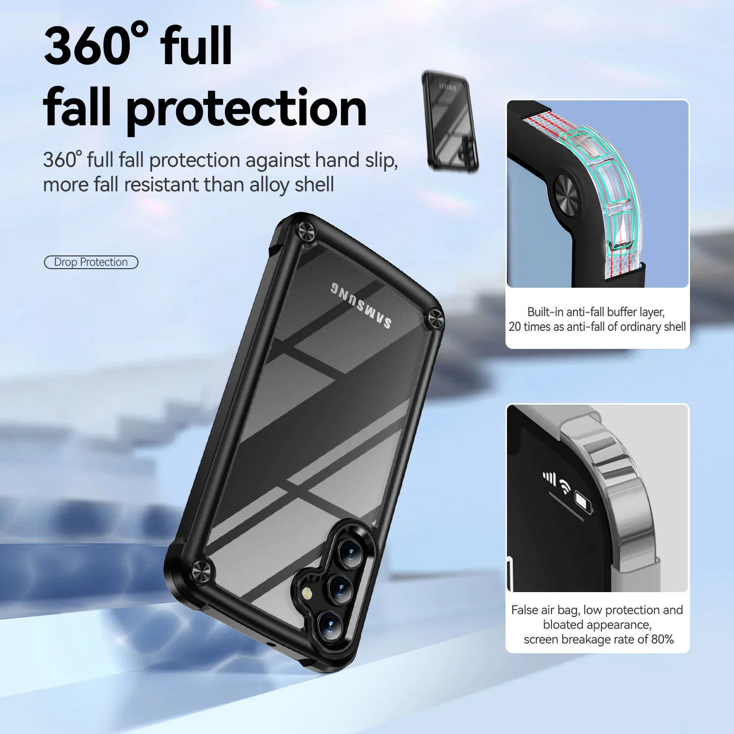 Metal Button Armor Shockproof Phone Case For Samsung Galaxy A15 A35 A55 A05S A05 A14 A24 A54 A52 5G TPU Frame Plastic Back Cover