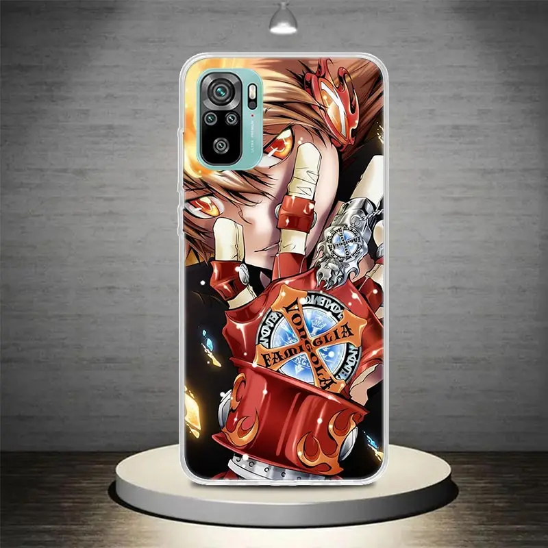 Katekyo Hitman Reborn Phone Case Cover for Xiaomi Redmi 12C 12 10C 10 9C 9 10A 9A 9T 8A 8 7A 7 6A 6 Pro K70 K60 K40 K20 S2 Housi