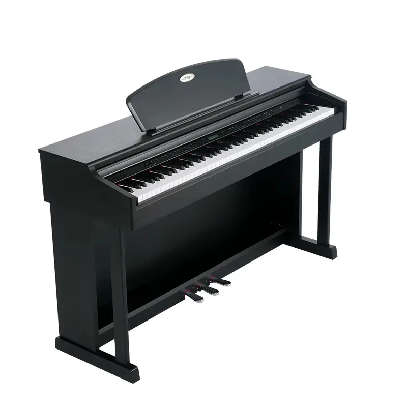Upright Digital Piano 88-Key Graded Hammer Action Keyboard 147 Selectable Voices String Pedal Resonance
