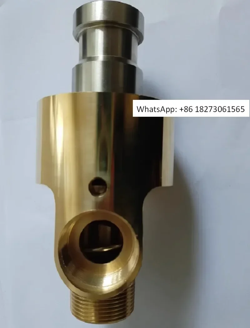 1pcs Cooling water external thread connection copper rotary joint HS-G50HS-G25HS-G40HS-G32 bidirectional high-speed