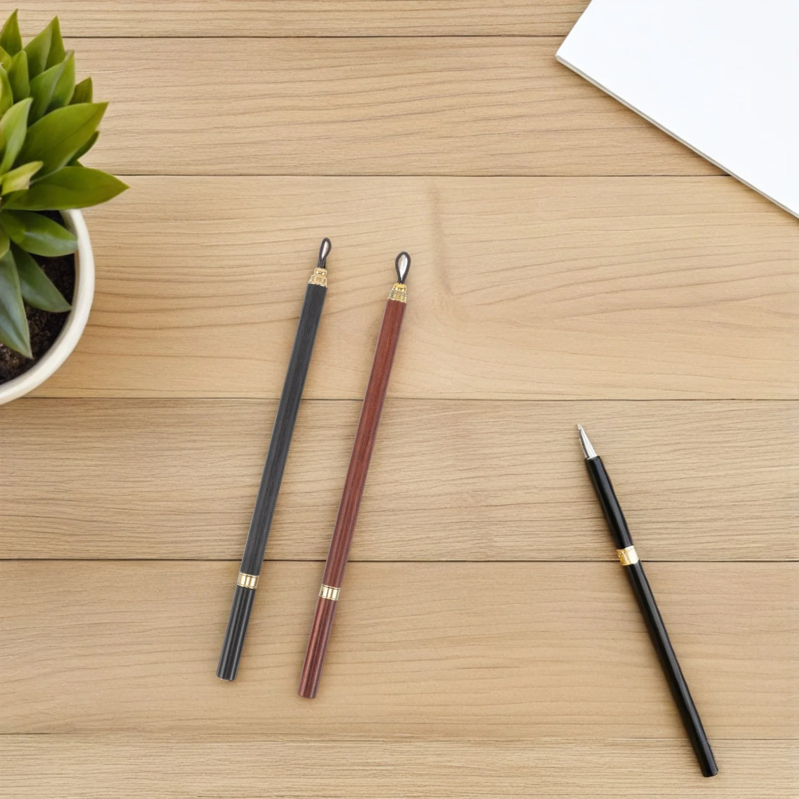 

2pcs Small Script Calligraphy Brush Fine Tip Protective Cap For Painting Writing Drawing Portable Ink Art Tool Sumi Brushes