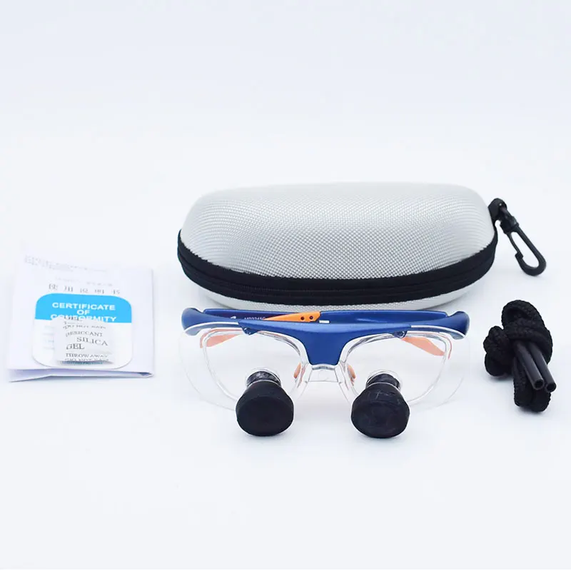 Vequyn Practical Binocular Dental Loupe Built‑in TTL‑D06 Model 2.5X 340mm/420mm/500mm Working Distance Embedded Magnifier
