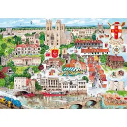 1000 Pieces Jigsaw Puzzles Assembling picture The City of York puzzles toys for adults children games educational games Toys