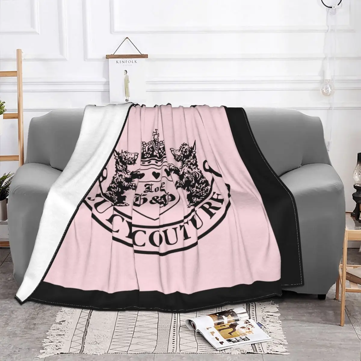 Juicy Couture 1 Blanket Bedspread On The Bed Soft Soft Bed Blanket