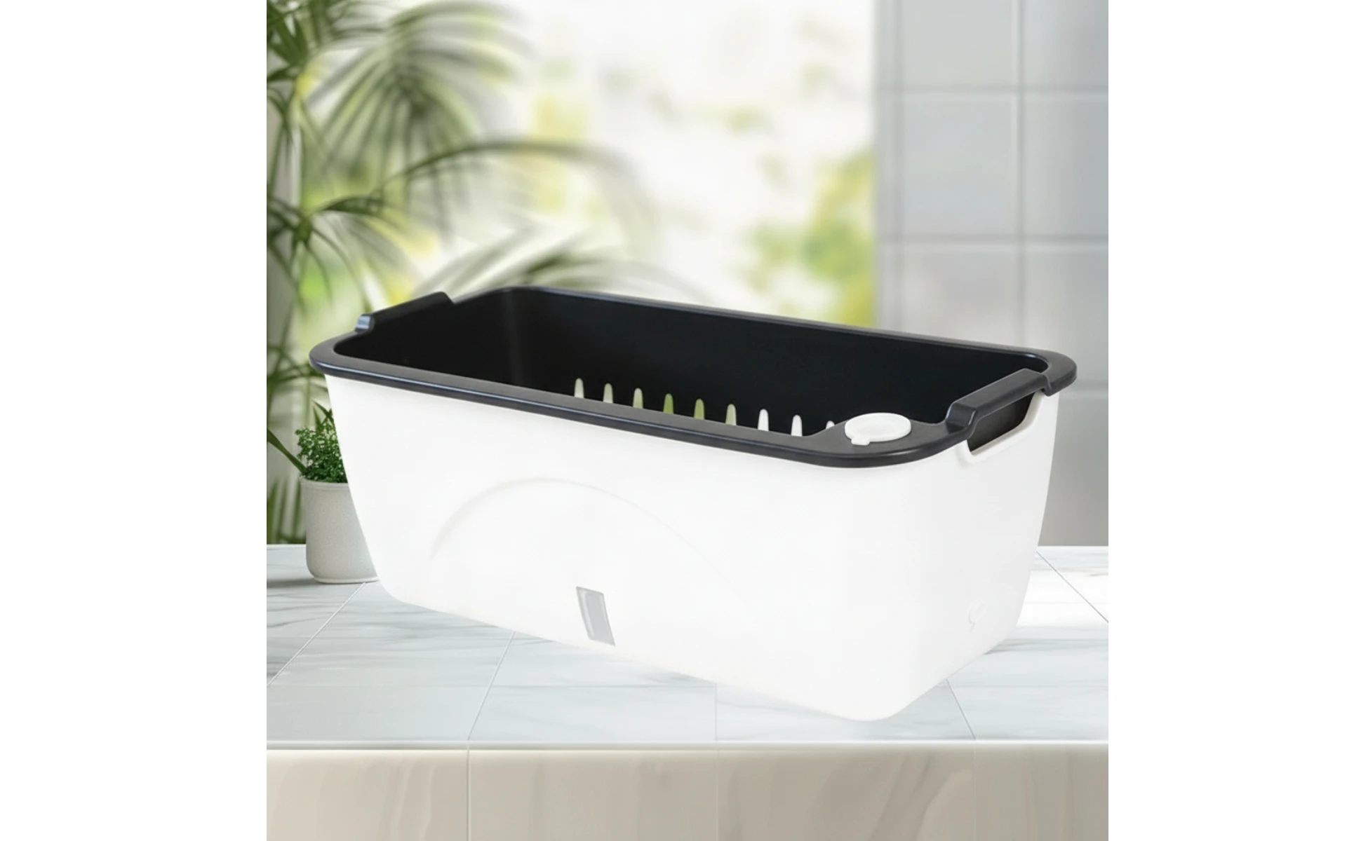 Self-Watering Planter Compact Self Watering Planter Flower Box Long-Lasting Practical for Balcony, Windowsill Self-Watering Planter Compact Self Watering Planter Flower Box Long-Lasting Practical for Balcony, Windowsill