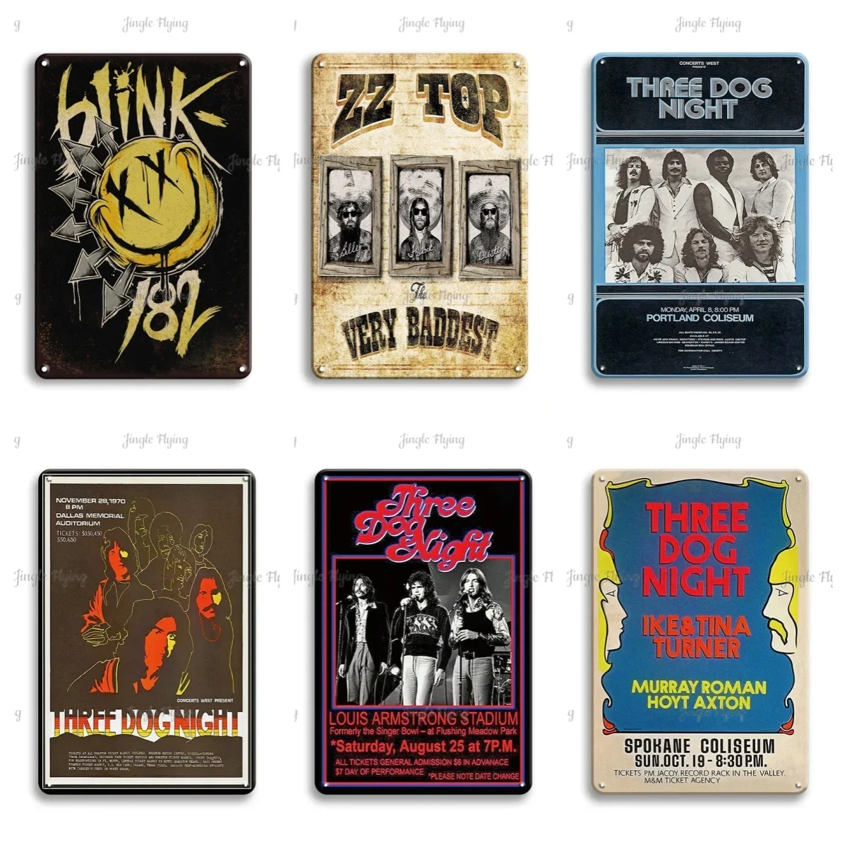 Blink 182 Vintage Pop Rock Band Johnny Cash Queen cartel placa de Metal placa de estaño Bar Pub arte decorativo decoración para sala de estar