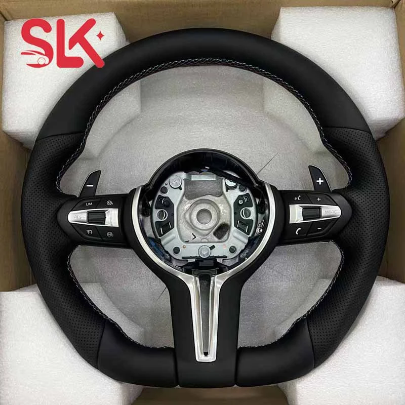 For BMW 1-9 Series/X-Series Modified M-Style Thong Sports D-Type Flat-Bottom Steering Wheel Assembly