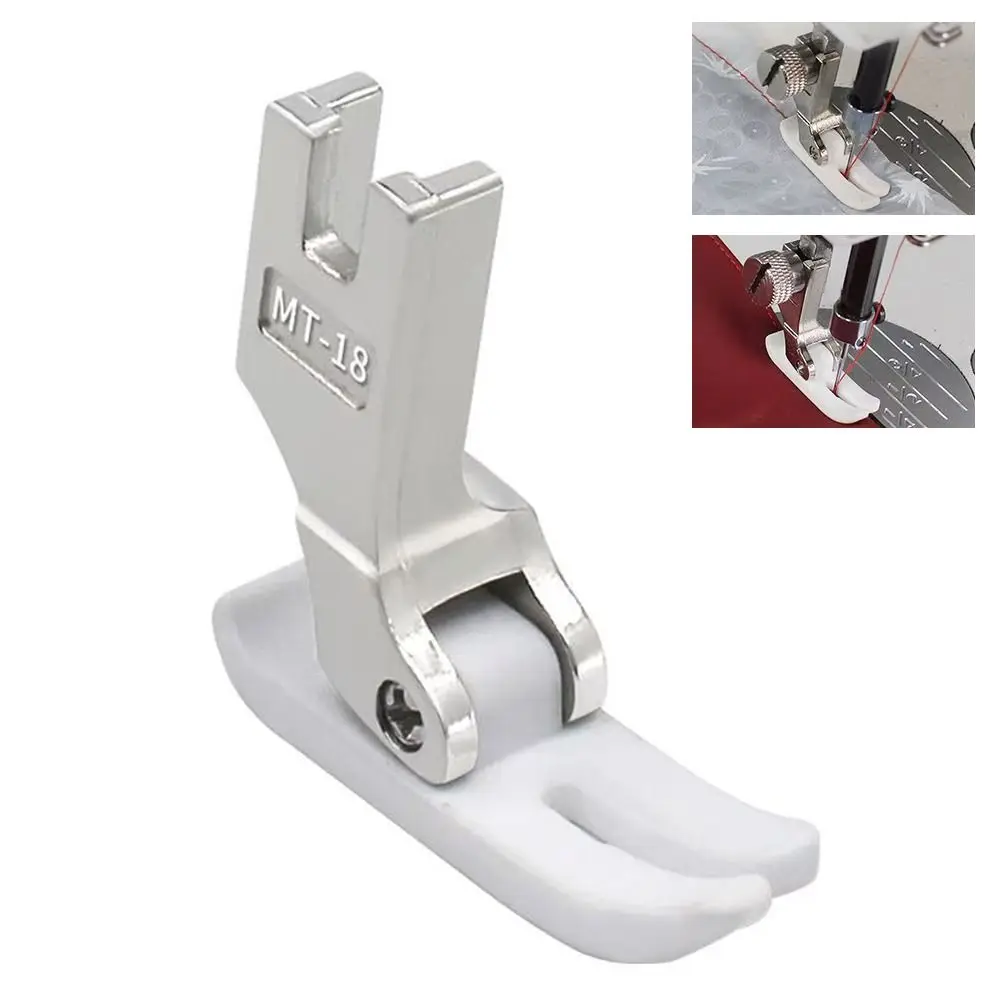 Non-oxidizing White Presser Foot Wear-resistant Smooth Sewing Presser Foot Sewing Accessory Tool for Both Thick and Thin Fabrics