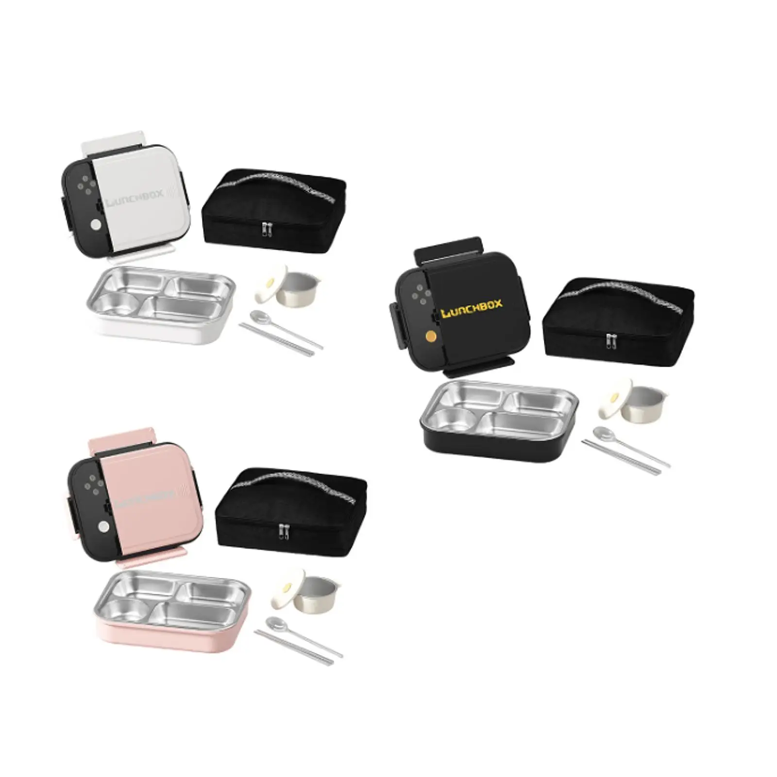 

Bento Box Multi Purpose 4 Sided Lock Food Container for Camping Outdoor Home